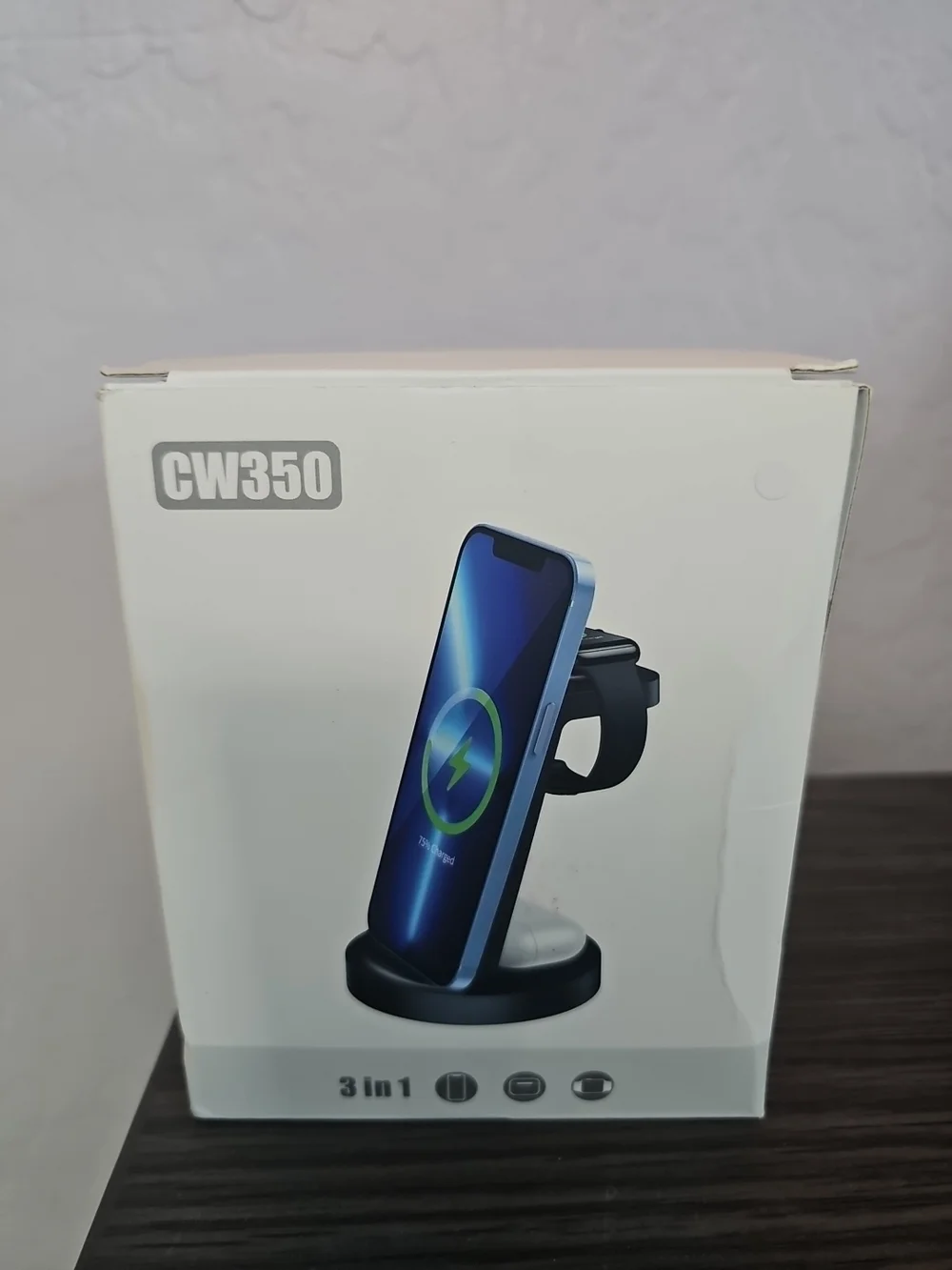 350 3-in-1 Wireless Charging Stand - Blue